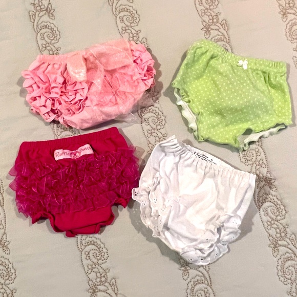 Bottoms Set Of 4 Baby Girl Diaper Covers Poshmark